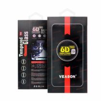 iPhone 15 Pro Veason Glass 6D teljes kijelzős üvegfólia (fekete)