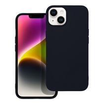 Apple iPhone 15 Plus matt szilikon tok (fekete)