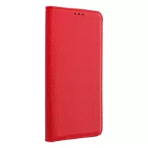 Smart Magnet oldalra nyíló tok iPhone 15 Plus (piros)