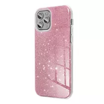 Shining Glitter szilikon tok iPhone 15 (rózsaszín)