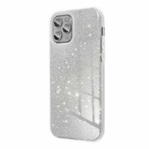 Apple iPhone 15 Pro Max Shining Glitter szilikon tok (ezüst)