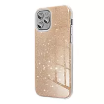 Shining Glitter szilikon tok iPhone 15 (arany)