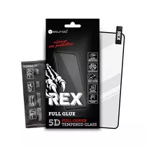 Sturdo Rex Full Glue 5D kijelzővédő üvegfólia iPhone 7 / 8 / SE 2020 / SE 2022 (fekete)