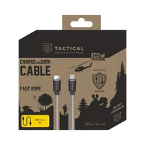 Tactical Fast Rope Kevlar MFI Type C - Lightning adat- és töltőkábel 2m (szürke)