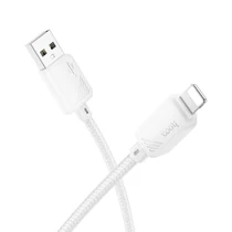 Hoco X113 Lightning adat- és töltőkábel 2,4A 1m (fehér)