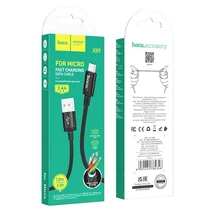 Hoco X89 Micro USB adatkábel 1m (fekete)