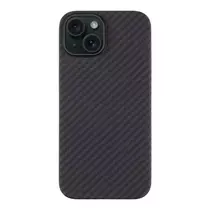 Tactical MagForce Aramid Prémium minőségű hátlapvédő tok MagSafe iPhone 15 fekete carbon