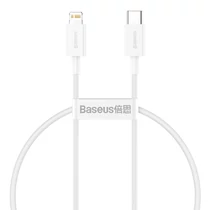 Baseus Superior Series Cable Type-C - Lightning adatkábel PD 20W 25cm fehér