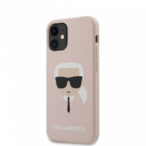 iPhone 12 Mini Karl Lagerfeld szilikon tok (rózsaszín) 