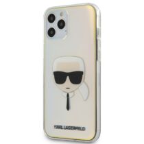 Apple iPhone 12 / 12 Pro Karl Lagerfeld Hátlapvédő tok Irizáló (KLHCP12MPCKHML)