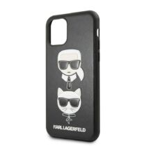 Apple iPhone 11 Pro Karl Lagerfeld Hátlapvédő Tok Fekete (KLHCN58KICKC)