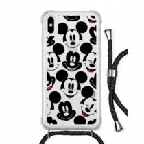 Apple iPhone 7 / 8 / SE 2020 Disney Mickey Mouse 018 Mintás Nyakba Akasztható Ütésálló Szilikon Tok Átlátszó