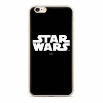 Apple iPhone 7 / 8 / SE 2020 Star Wars Logó Mintás Szilikon Tok Fekete / Króm