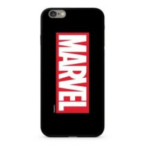 Apple iPhone 11 Pro Max Marvel 005 Mintás Szilikon Tok Üveg Hátlappal Fekete