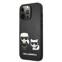 Apple iPhone 13 Pro Max Karl Lagerfeld Hátlapvédő tok fekete (KLHCP13XPCUSKCBK)