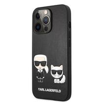 Apple iPhone 13 Pro Karl Lagerfeld Hátlapvédő tok fekete (KLHCP13LPCUSKCBK)