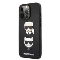 Apple iPhone 13 Pro Karl Lagerfeld Hátlapvédő Tok Fekete (KLHCP13LSAKICKCBK)
