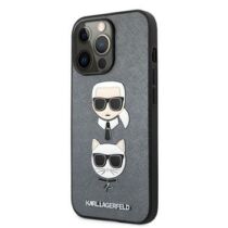 Apple iPhone 13 Karl Lagerfeld Hátlapvédő Tok Szürke (KLHCP13MSAKICKCSL)