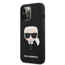 Apple iPhone 13 Pro Karl Lagerfeld Hátlapvédő tok fekete (KLHCP13LSLKHBK)
