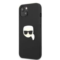 Apple iPhone 13 Mini Karl Lagerfeld Hátlapvédő Tok Fekete (KLHCP13SPKMK)