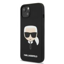 Apple iPhone 13 Karl Lagerfeld Hátlapvédő Tok Fekete (KLHCP13MSLKHBK)
