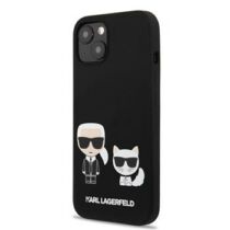 Apple iPhone 13 Karl Lagerfeld Hátlapvédő tok fekete (KLHCP13MSSKCK)