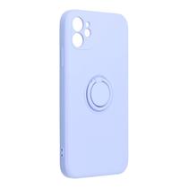 Apple iPhone 11 Pro Silicone Ring Matt Felületű Viola Színű Szilikon Tok
