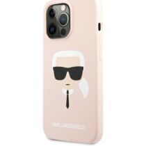 Apple iPhone 13 Pro Karl Lagerfeld Hátlapvédő tok Rózsaszín (KLHCP13LSLKHLP)