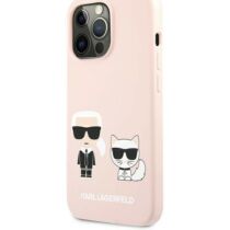 Apple iPhone 13 Pro Karl Lagerfeld Hátlapvédő Tok Rózsaszín (KLHCP13LSSKCI)
