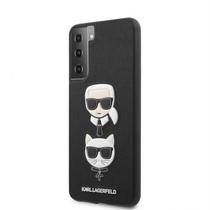 Samsung S21 Karl Lagerfeld Hátlapvédő tok fekete (KLHCS21MSAKICKCBK)