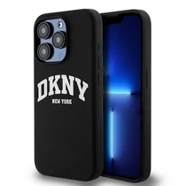 DKNY Liquid Silicone Arch Logo MagSafe iPhone 13 Pro tok (fekete)