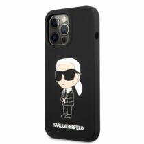 Karl Lagerfeld Liquid Silicone Karl NFT iPhone 13 Pro tok fekete