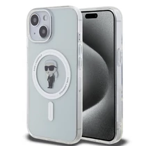 Karl Lagerfeld IML Ikonik MagSafe iPhone 15 tok (átlátszó)