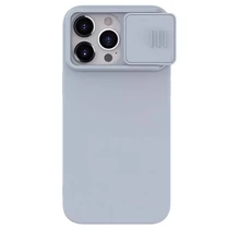 Nillkin CamShield Silky MagSafe Szilikon tok  iPhone 15 Pro  (szürke)