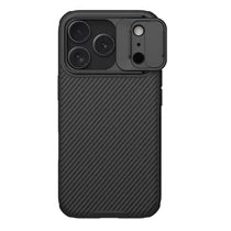 Nillkin Camshield Pro kameravédős mágneses műanyag tok iPhone 17 Pro fekete