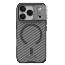 Nillkin Camshield Pro kameravédős mágneses műanyag tok iPhone 17 Pro transparent fekete