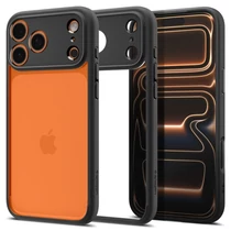 Spigen Ultra Hybrid iPhone 17 Pro Max tok fekete keret (átlátszó)