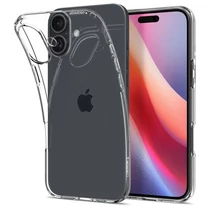 Spigen Liquid Crystal szilikon tok iPhone 16 átlátszó