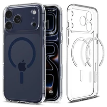 Spigen Ultra Hybrid MagSafe iPhone 17 Pro Max tok (átlátszó/kék)