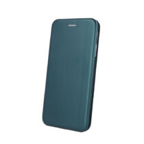 Apple iPhone 13 Mini Smart Elegance Sötétzöld színű oldalra nyíló tok