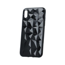 Apple iPhone XR Geometric Fekete Színű Szilikon Tok