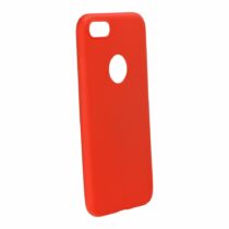 Apple iPhone 12 / 12 Pro matt szilikon tok (piros)