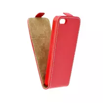Apple iPhone 5 / 5S / SE Piros színű lefelé nyíló tok