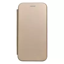 Smart Elegance oldalra nyíló tok iPhone 15 Pro Max arany