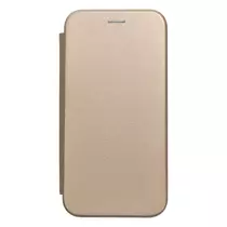Samsung S24 Elegance oldalra nyíló tok (arany)