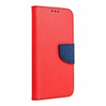 Samsung A40 Fancy oldalra nyíló tok (piros / sötétkék)
