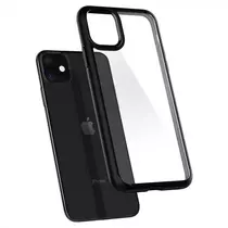Spigen Ultra Hybrid szilikon tok iPhone 11 átlátszó fekete
