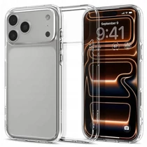 Spigen Ultra Hybrid vastag szilikon iPhone 17 Pro Max tok átlátszó