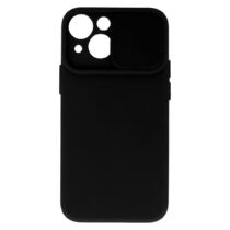 Apple iPhone 13 Camshield fekete színű Kameravédő szilikon tok