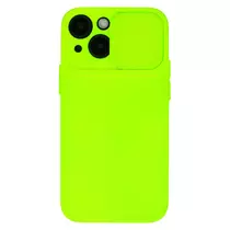 Samsung A22 5G Camshield Lime Kameravédős szilikon tok (lime zöld)
